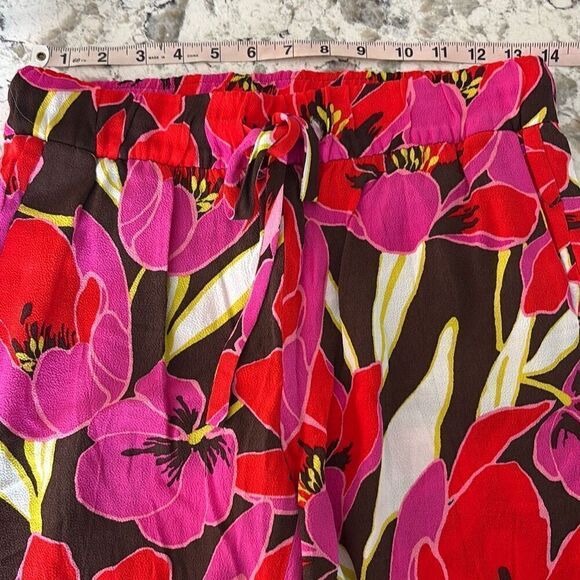 Kate Spade Tropical Hutton Lounge Pants Sz 0 worn 1x - Picture 7 of 8